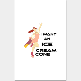 Sidney wants an ice cream cone Posters and Art